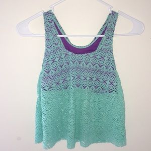 GIRLS MALIBU SWIM TOP!!